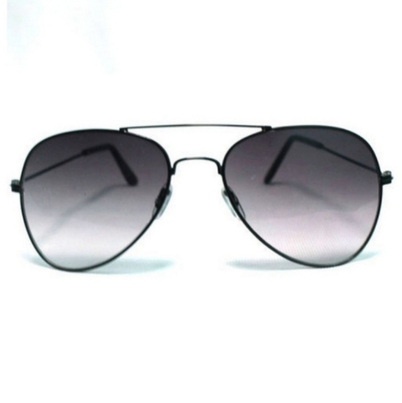 #BA New Men's Womens Unisex Aviator Sunglasses Black - Picture 2 of 3